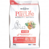 Flatazor Pure Life Cat Kitten - пълноценна храна с патешко и скариди за малки котенца