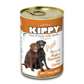 Консервирана храна за кучета KIPPY Chicken, Turkey & Carrots - с пиле, пуйка и моркови 400гр