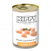 Консервирана храна за кучета KIPPY Bits in Jelly Chicken - Пилешки късчета в желе 400гр