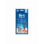 Brit Premium by Nature Cat Sticks with Turkey & Lamb - лакомство за котки с пуешко и агнешко