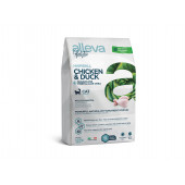 Alleva Holistic Chicken & Duck + Sugarcane fiber & Aloe vera Hairball ADULT CAT - с Пилешко и Патешко + влакнини от Захарна тръстика и Алое вера