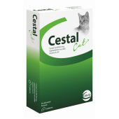 Ceva Cestal Cat - дъвчащи обезпаразитяващи таблетки за котки, 8 броя таблетка /лекарства/