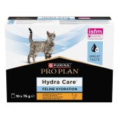 Purina Pro Plan Hydracare - хранителна добавка за котки в зряла възраст с вкус на пиле, 10х75g