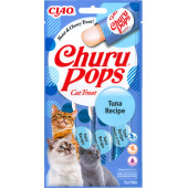 Лакомство за капризни котки Churu Cat Treats Pops Tuna Recipe близалка с пълнеж от риба тон