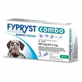 Fypryst Combo 268 mg. - пипети за обезпаразитяване на кучета с тегло от 20 до 40 кг.