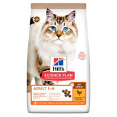 Hills - Science Plan No Grain Adult с пилешко – Пълноценна суха храна с пилешко  за котки в зряла възраст от 1 до 6 години 