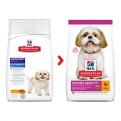 Hill's Science Plan Canine Mature Adult 7+ Active Longevity Mini with Chicken - суха храна за кучета от дребни породи над 7 г.
