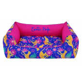 Меко, луксозно легло CAZO Soft Bed Exotic Pink Blue в цветен приент