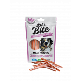 Let’s Bite Meat Snacks - лакомство за кучета-ленти с пилешко месо и риба треска