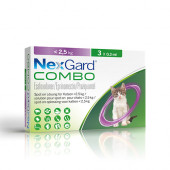 Nexgard Combo - Spot on пипети за вътрешно и външно обезпаразитяване при котки до 2,5 кг 