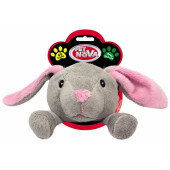 Плюшена играчка за кучета PET NOVA заек със звук 12.5 см.