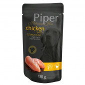 Деликатесен пауч за кучета от мини и малки породи с пилешко и кафяв ориз Piper Platinum Pure Chicken with Brown Rice 150 гр,