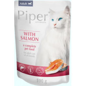 Piper with Salmon - пауч със сьомга за котки над 1 годинка