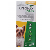 Credelio Plus - таблетки вътрешно и външно обезпаразитяване, за кучета от 1.4 до 2.8 кг., с вкус на телешко
