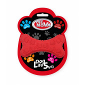 Дентална, гумена играчка за кучета PET NOVA кокал с аромат на телешко 10.5 см.