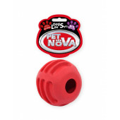 Интерактивна гумена играчка за кучета PET NOVA 10,5см, с място за поставяне на лакомства