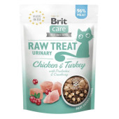 Лиофилизирани лакомства за котки Brit RAW Treat Cat Urinary с 96% прясно Пилешко и пуешко месо