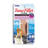Натурално лакомство за котки Ciao Cat Treats Grilled Tuna Fillet Extra Tender in Tuna Flavoured истинско филе от риба рон, изпечена на скара, залята с бульон от риба тон
