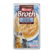 Пауч за котки Ciao Cat Wet Broth Chicken & Tuna Recipe - супа с късчета пилешко месо и риба тон 