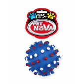 Дентална играчка PET NOVA гуменa топка със звук 8.5 см.