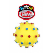 Дентална играчка PET NOVA гуменa топка със звук 12 см.