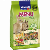 Vitakraft - Menu Vital - пълноценна храна за мини зайчета 500 гр.