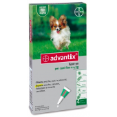 Противопаразитни пипети Bayer Advantix Spot On-за кучета до 4 кг.