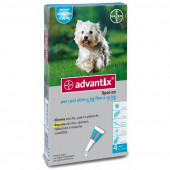 Противопаразитни пипети Bayer Advantix Spot On-за кучета от 4 до 10 кг. 
