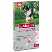 Противопаразитни пипети Bayer Advantix Spot On-за кучета от 10 до 25 кг.