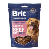 Полувлажни лакомства за кучета Brit Premium by Nature Dog Semi-moist Snacks Beef with Apples с Телешко месо и ябълки