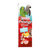 Versele Laga Prestige Sticks Parrots Banana & Coconut topping - лакомство за големи папагали с банан и кокос 2х70гр.