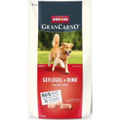 Пълноценна суха храна за кучета GranCarno Adult Poultry and Beef с птиче и говеждо месо 