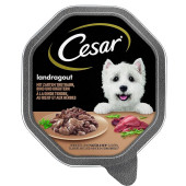 Пастет за кучета Cesar Tray с пуешко и говеждо месо