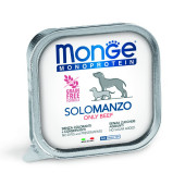 Монопротеинова храна за кучета в зряла възраст Monge Terrine Dog Pate 100% Beef - терин пастет със 100% телешко 150гр.