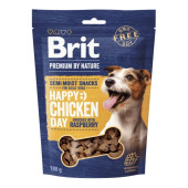 Полувлажни лакомства за кучета Brit Premium by Nature Dog Semi-moist Snacks Chicken with Raspberry с Пилешко месо и малина