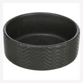  Керамична купа с релефен дизайн Trixie Ceramic Bowl в черен цвят