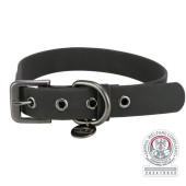 Водоустойчив кучешки нашийник Trixie CityStyle Collar, PVC в черен цвят