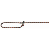 Тренировъчен повод Trixie Mountain Rope retriever leash с регулируем ограничител, черен цвят