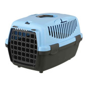 Транспортна клетка Trixie Capri 1 Transport box подходяща за котки и малки породи кучета до 6 кг в светлосин цвят