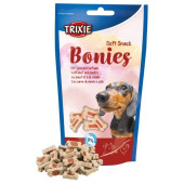 Лакомство за кучета Trixie Soft Snack Bonies  меки кокалчета с Телешко и пилешко месо