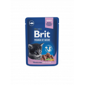 Пауч за котка Kitten Brit Premium Cat pouch White fish 100гр.