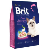 Суха храна Brit Premium by Nature Cat adult chicken - за котки над 12 месеца, с пилешко