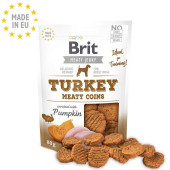 Brit Jerky -Turkey Meaty Coins 80гр  - Лакомство за кучета с пуйка ПРОМО 1+1