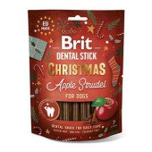 Дентални коледни лакомства за кучета Brit Christmas Dog Dental Snack с вкус на ябълков штрудел