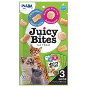 Сочни хапки за котки Inaba Cat Juicy Bites Homestyle Broth & Calmari Flavour с вкус на бульон и калмари, №1 в света мокро лакомство за котки