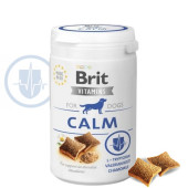 Хранителна добавка за кучета Brit Vitamins Calm - с успокояващ ефект, за кучета, които изпитват стрес от пътуване, силни шумове или при хиперактивност, под формата на лакомство