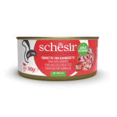 Консервирана храна за котки Schesir C&B Wet Cat Tuna shrimps с риба тон и скариди в желе