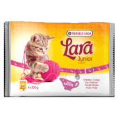 Versele Laga Junior Chicken&Turkey in Sause храна за подрастващи котки с пиле и пуйка в сос 4х100гр.