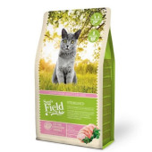 Пълноценна суха храна SAM'S FIELD Cat Sterilized за кастрирани котки с 42% пилешко месо и зеленчуци