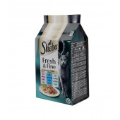 Паучове за котки SHEBA Fresh & Fine с Риба тон и сьомга